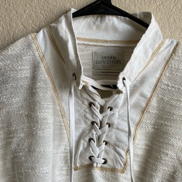 Urban outfitters sweater crop top w laceup front - Picture 3 of 8